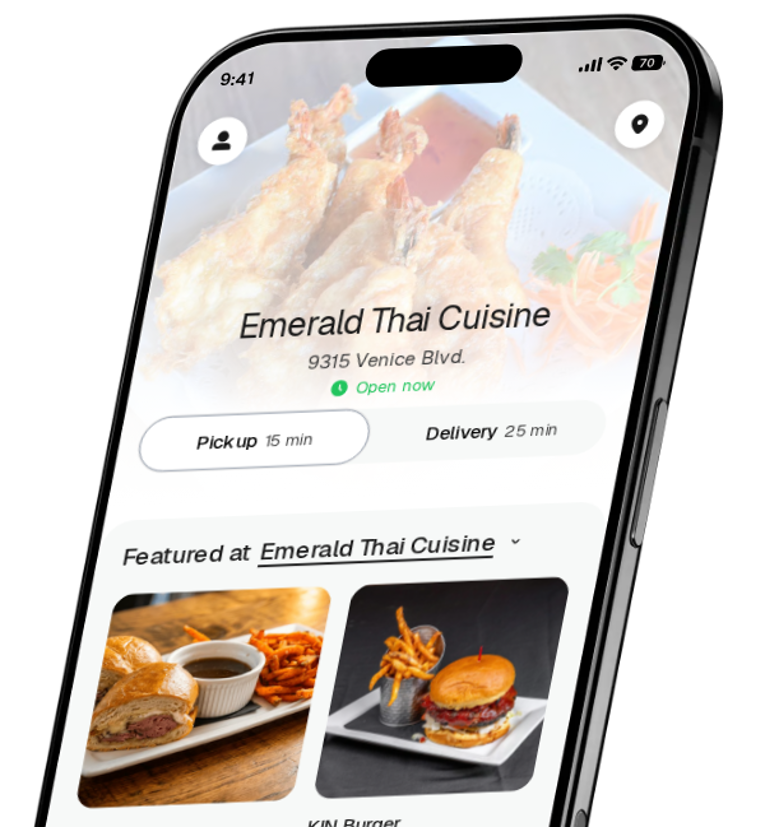 Emerald Thai Cuisine app preview