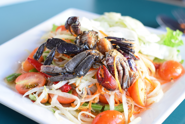 23. Salt Crab Papaya Salad.